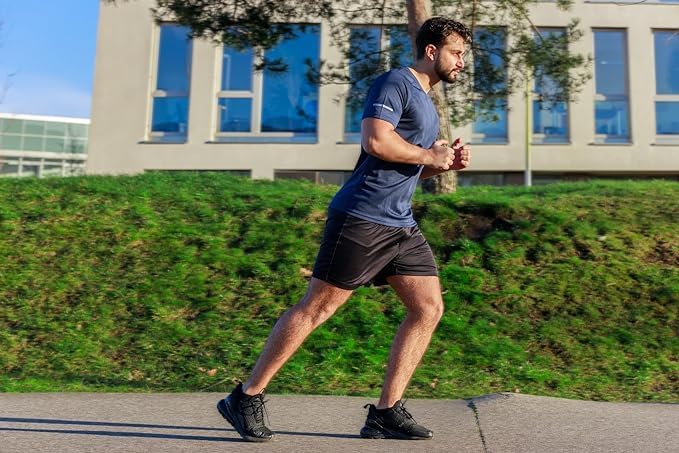 Hombres 3 Piece Fitness Sports Shirt Quick Dry Running Shirt Hombres Manga Corta Sports T Shirt