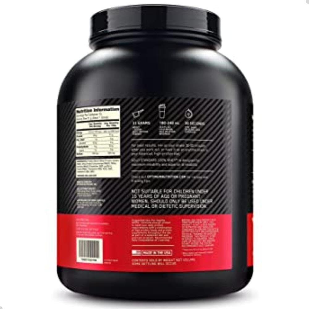 Optimum Nutrition 100% Whey Gold Standard, Vainilla, 5 Lb