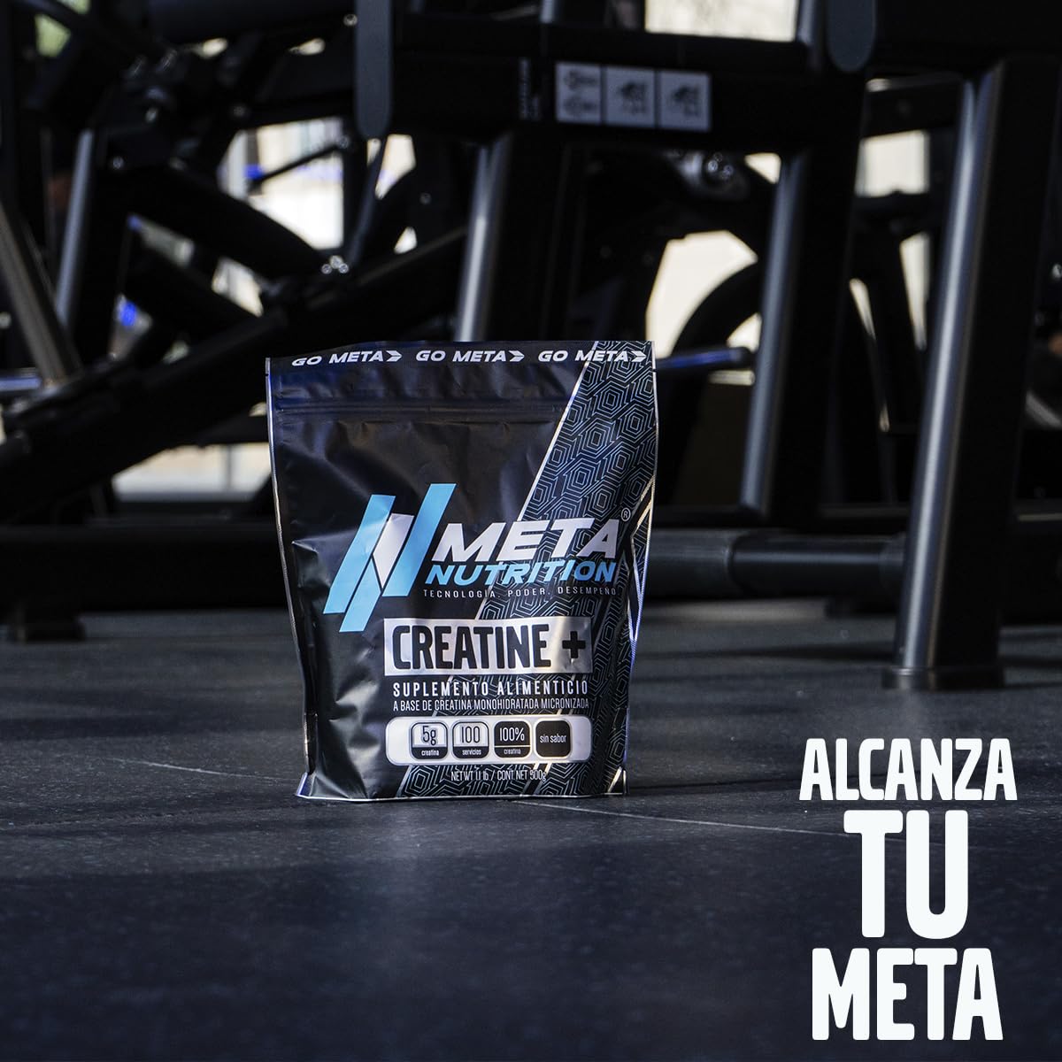 Meta Nutrition Creatina Monohidratada Micronizada Pura. 550gr, 110 Porciones Edición Limitada. Sin Sabor, Pre-workout.