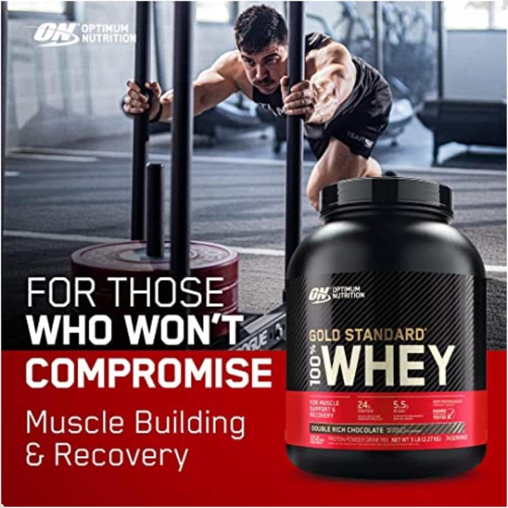 Optimum Nutrition 100% Whey Gold Standard, Vainilla, 5 Lb