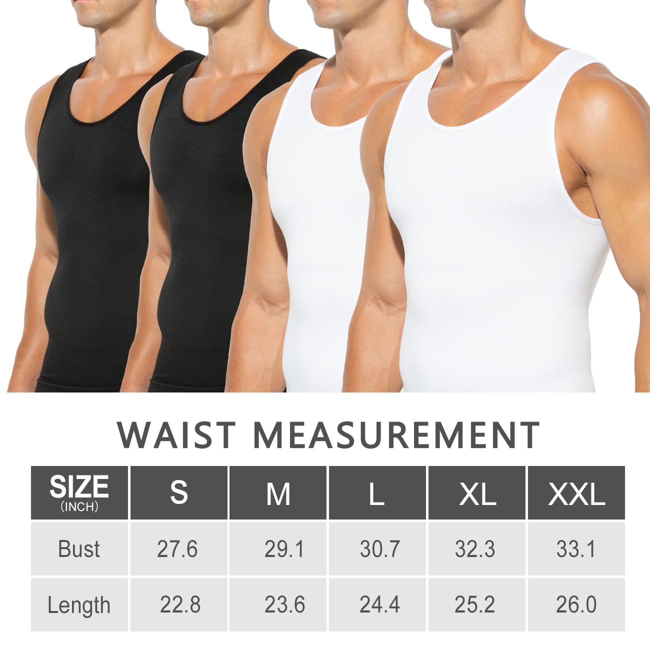 Arjen Kroos Chaleco de Compresión Hombre Deportiva Camiseta de Tirantes Chaleco para Fitness Gimnasio Running,A4-Multicolor(4 Piezas)-CK3318,Grande