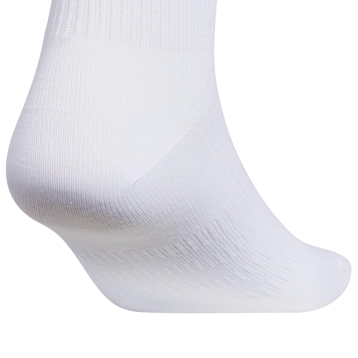 adidas Superlite - Calcetines para hombre, paquete de 6, duraderos, ligeros, atléticos, transpirables con soporte de arco de compresión, Blanco/Negro, Large