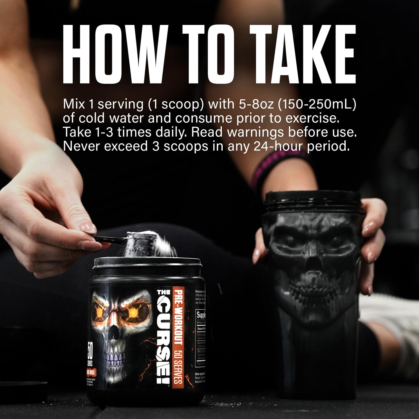 JNX SPORTS The Curse! Suplemento Previo Al Entrenamiento - Energía Y Enfoque, Flujo Sanguíneo Mejorado - Potenciador De Óxido Nítrico Vegano Con Creatina Y Cafeína | Watermelon Deluxe | 50 Servicios