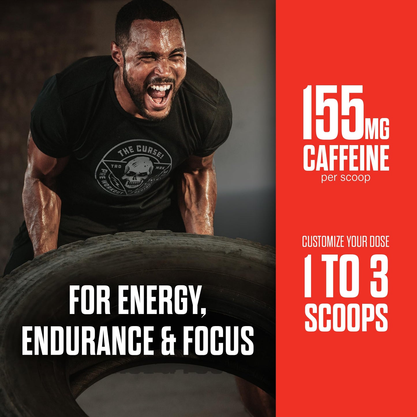 JNX SPORTS The Curse! Suplemento Previo Al Entrenamiento - Energía Y Enfoque, Flujo Sanguíneo Mejorado - Potenciador De Óxido Nítrico Vegano Con Creatina Y Cafeína | Watermelon Deluxe | 50 Servicios