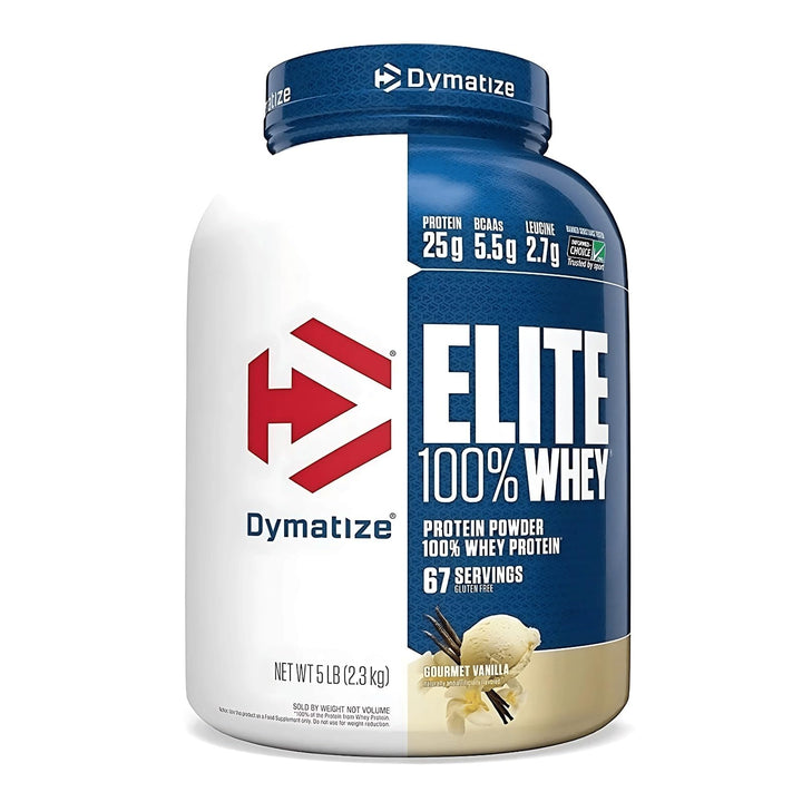 Dymatize Elite 100% Whey 5 Lbs Sabor Gourmet Vainilla