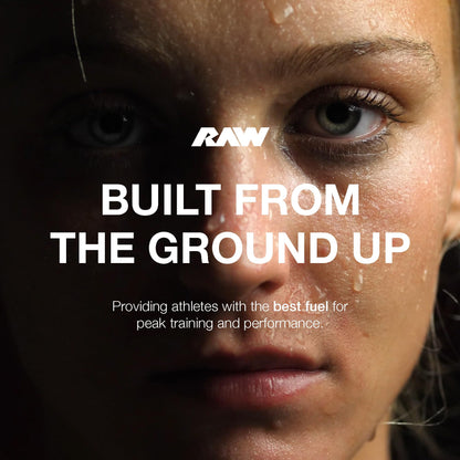 RAW Polvo de pre-entrenamiento, Essential CHARGED (azul Rathberry) - Suplemento preentrenamiento para hombres y mujeres - Apoya la concentración, el estado de ánimo y el rendimiento - cafeína,