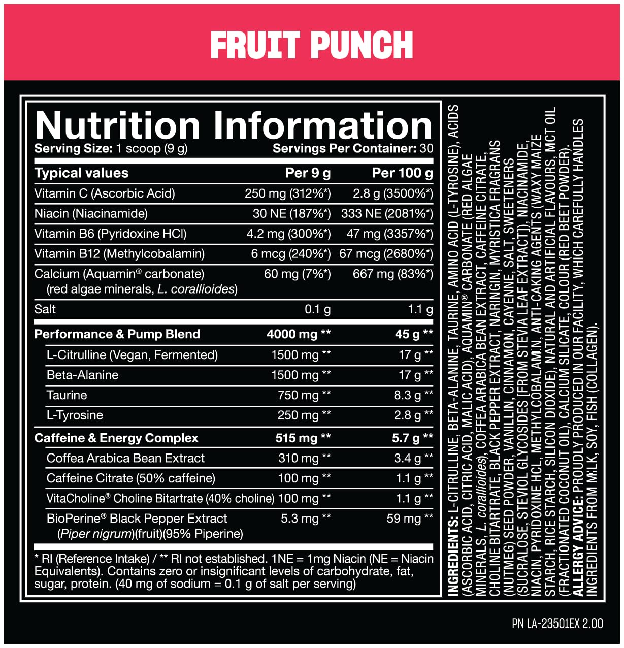 Mutant - Madness - Sabor a ponche de frutas